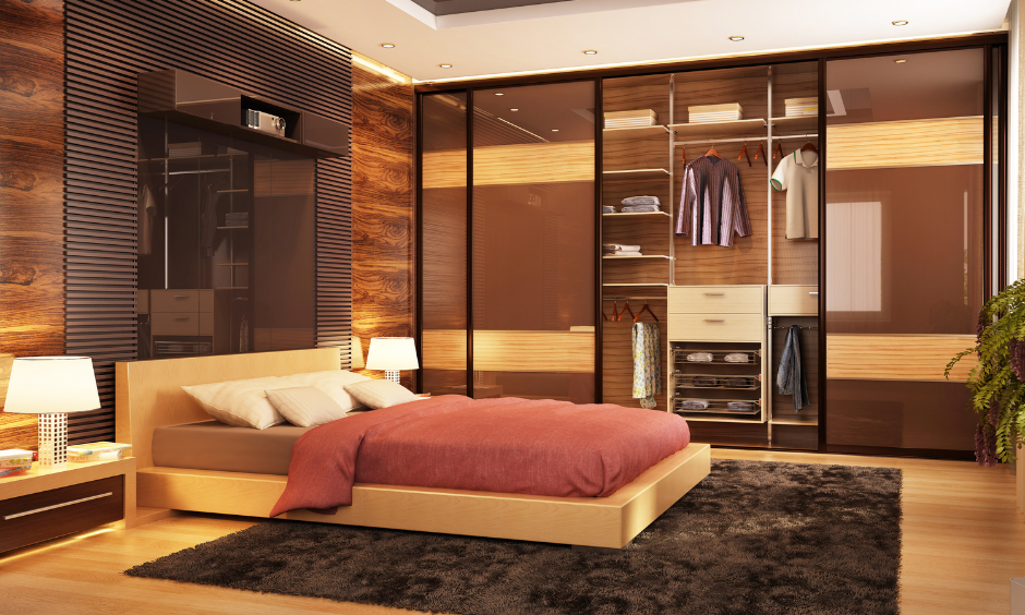 Sliding wardrobe interior design