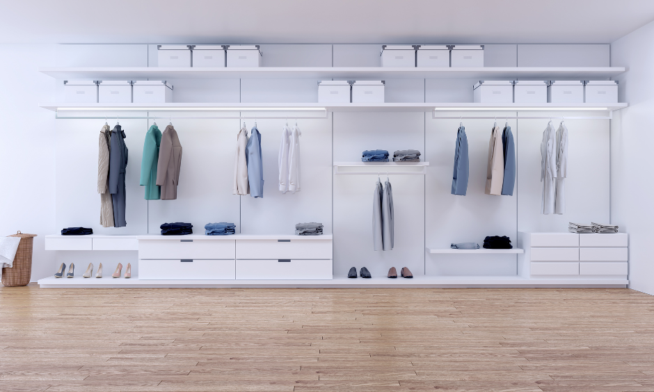 Wardrobe storages Modular Solutions be it sliding, swing or glass.